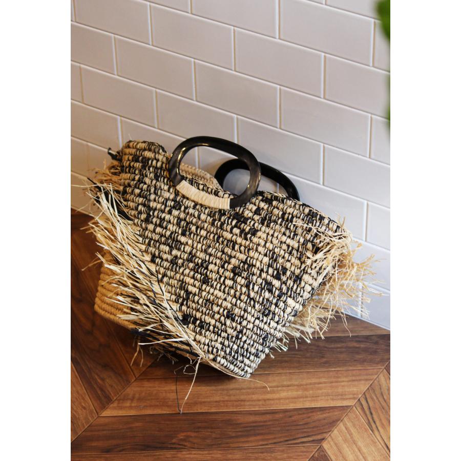 かごバッグ カゴバッグ 籠バッグ 柄 ブランド 2024 ラフィアバッグ