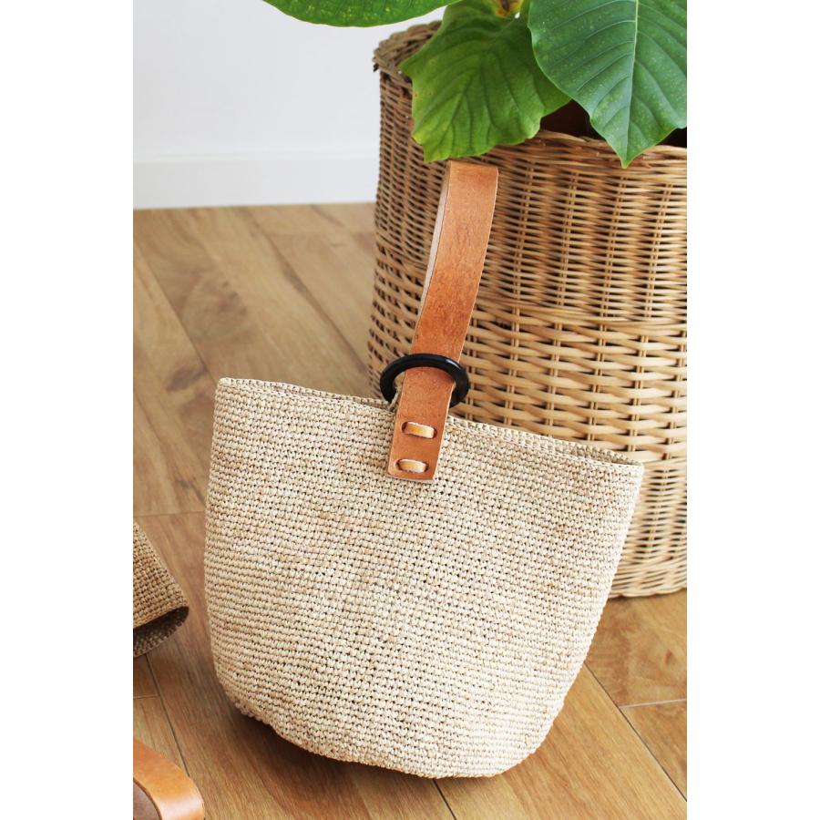 かごバッグ カゴバッグ ラフィアバッグ 2024 ワンハンドル 大人 バケツ