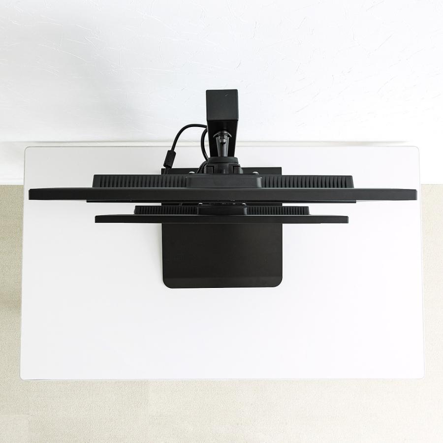 SANWA SUPPLY（サンワサプライ） モニターアーム 上下2画面 スタンド型