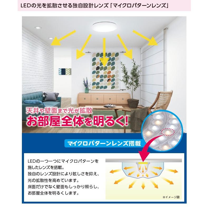 ホタルクス LEDシーリングライト HLDZG18309SG 18畳 調光 かんたん留守