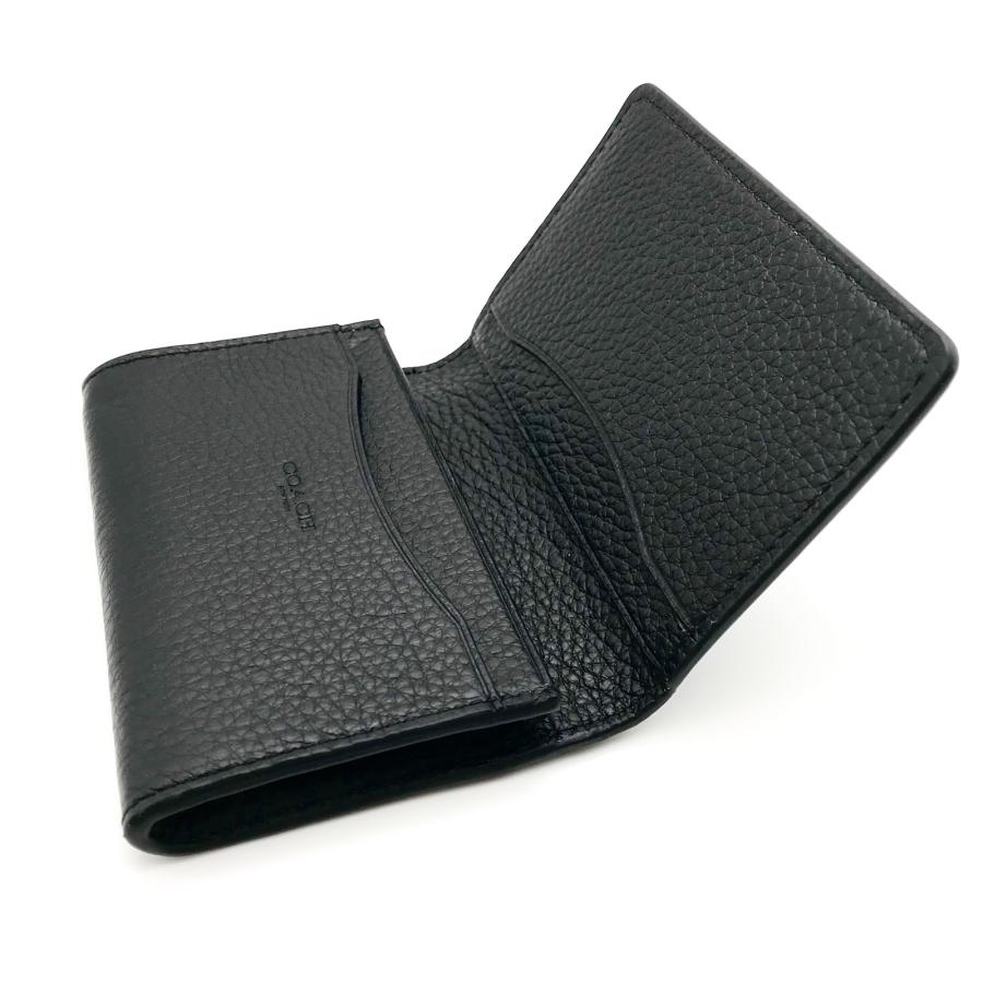 COACH（コーチ） 名刺入れ ☆COACH☆ リファインド ペブル レザー