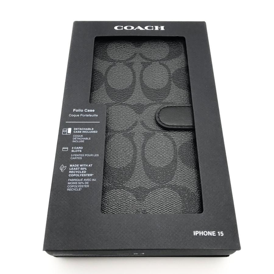 COACH（コーチ） スマホケース 手帳型 ☆COACH☆ iPhone 15 フォリオ