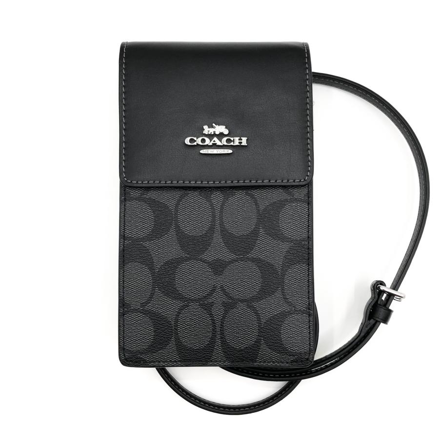 COACH（コーチ） スマホショルダー ノース／サウス フォーン クロス