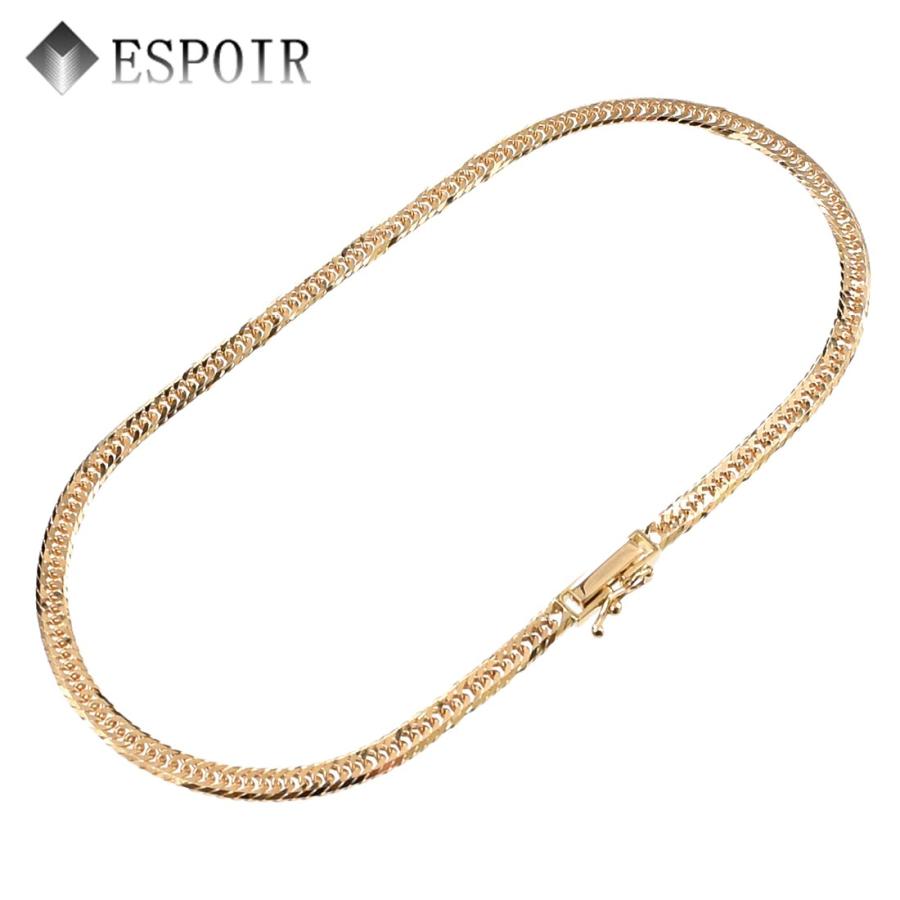 新品 18金 喜平 アンクレット K18 8面カットトリプル 6g 23cm 造幣局