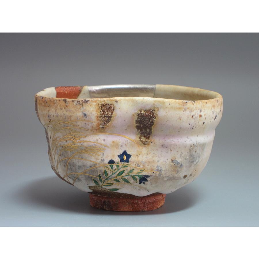 福森阿也 青楓絵 水指 茶道具 共箱 福森阿也 青楓絵 水指 茶道具 共箱