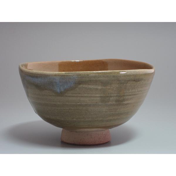 虫明焼 灰釉茶碗 黒井千左造 共箱（上手作） : 茶道具商 越中屋 - 通販