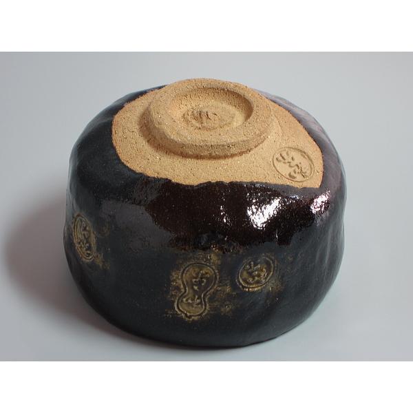 黒楽数印茶碗 川崎和楽造 共箱 : 茶道具商 越中屋 - 通販 - Yahoo