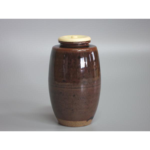 大名物写 槍の鞘肩衝茶入 松本鉄山造 共箱 金剛金襴仕覆 : 茶道具商 越