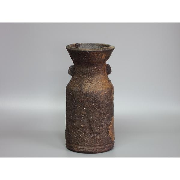 備前窯変耳付花入 岡田輝造 共箱 : 茶道具商 越中屋 - 通販 - Yahoo