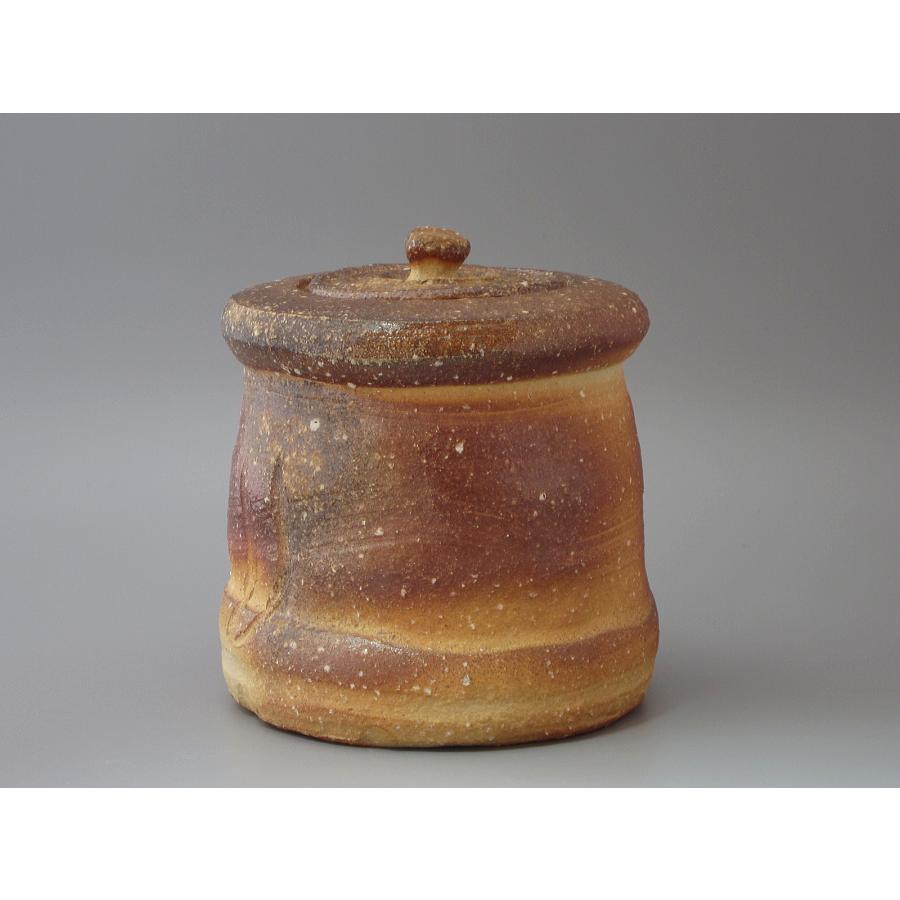 信楽焼水指 上田光春（六代上田直方）造 共箱 : 茶道具商 越中屋