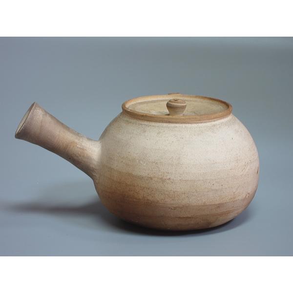 白泥横手ボウフラ 備前焼 難波好陽造 : 茶道具商 越中屋 - 通販