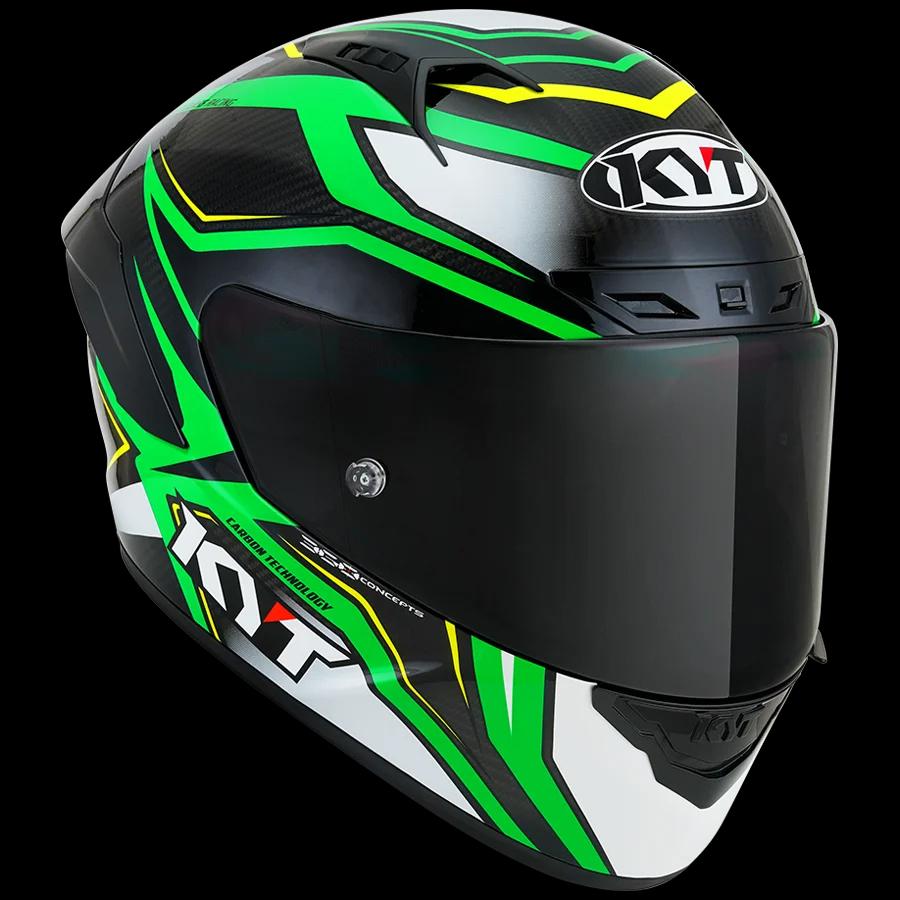 KYT NZ-RACE CARBON STRIDE カーボンストライド グリーン : エトス
