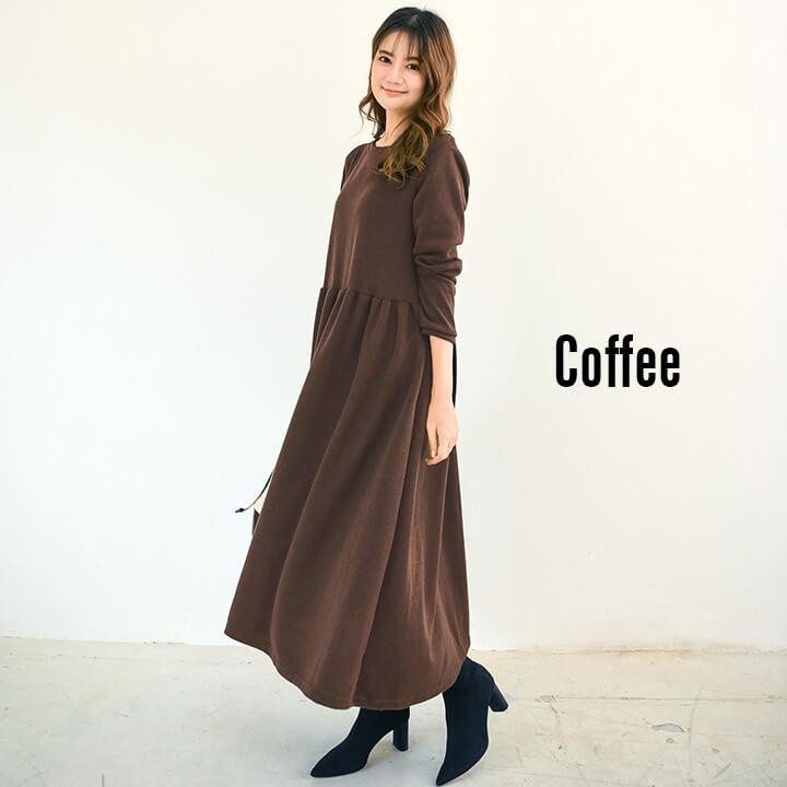 You Color マキシ丈ワンピ ワンピース ロング 大人 カジュアル ヌケ感