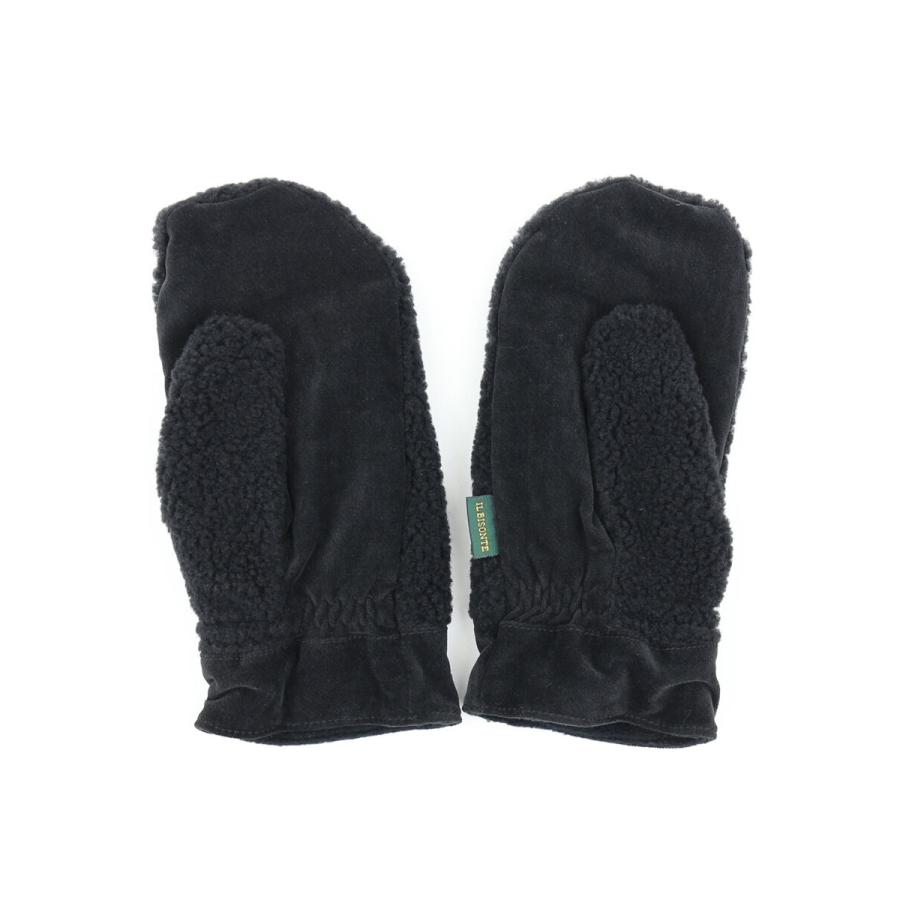 IL BISONTE（イルビゾンテ） フリースミトン 手袋 レディース 国内正規