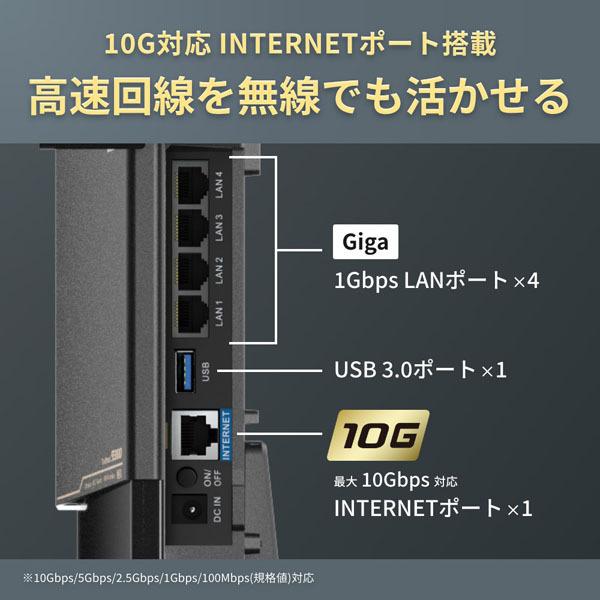 BUFFALO（バッファロー） 無線LANルーター WXR9300BE6P/D [Wi-Fi7対応