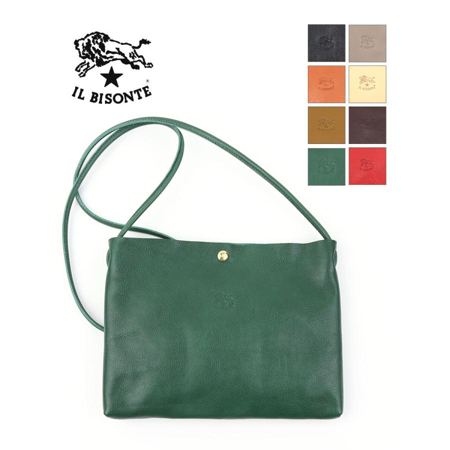 IL BISONTE（イルビゾンテ） レザーショルダーバッグ レディース