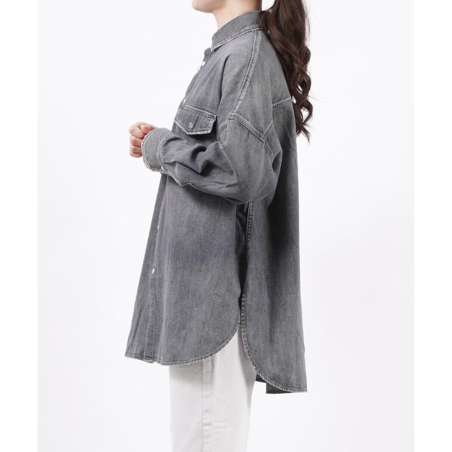アッパーハイツ ビッグデニムシャツ オーバサイズシャツ THE FLUTTER