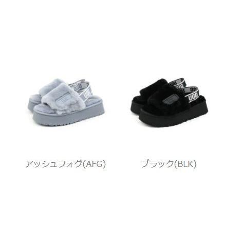 UGG Australia（アグオーストラリア） アグ ファーサンダル 厚底