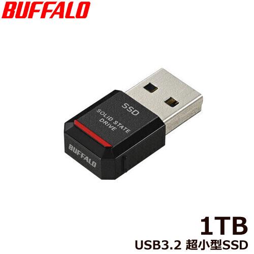 BUFFALO（バッファロー） ポータブルSSD SSD-PST1.0U3BA/D [USB3.2