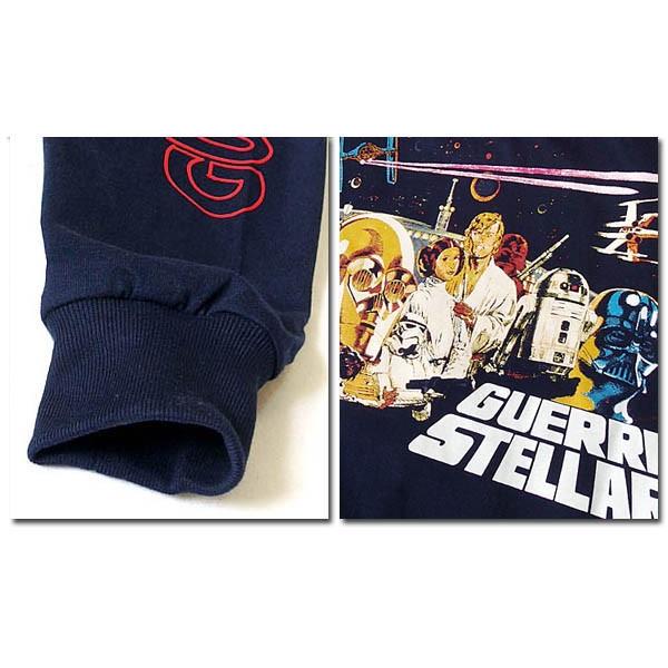 STARWARS スターウォーズ Tシャツ メンズ ロンT 長袖 ネイビー ダース