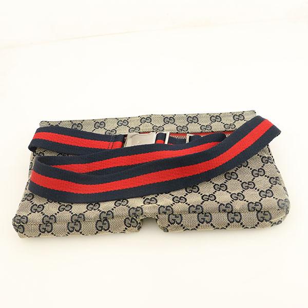 グッチ GUCCI シェリーライン GG柄 レッドネイビー GGキャンバス