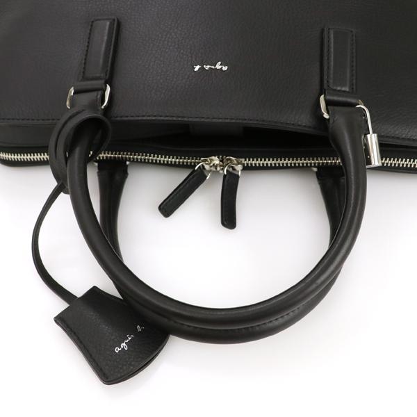 美品】アニエスベー agnes b. ブラック レザー ボヤージュ N342-VCJ9