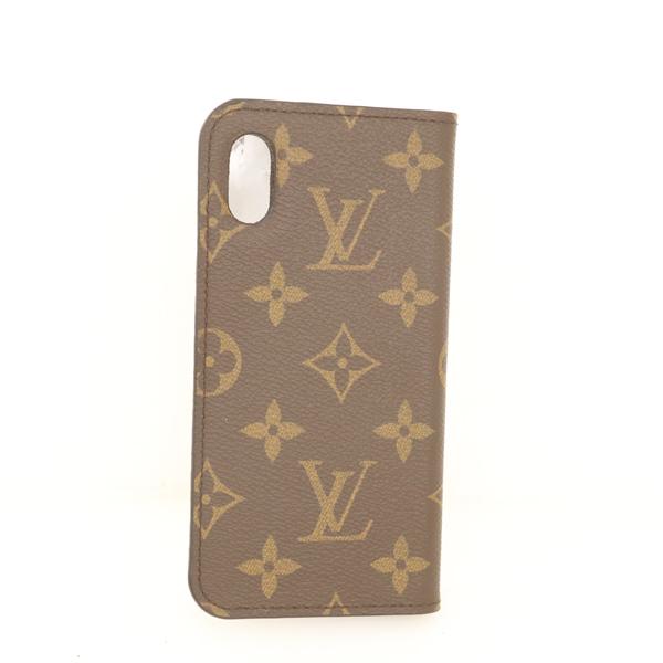 ルイヴィトン LOUIS VUITTON フォリオ イニシャル入り iPhoneX・XS