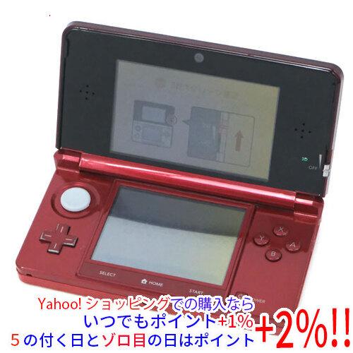 ニンテンドー3DS 【中古】任天堂 メタリックレッド CTR-S-RDBA AC