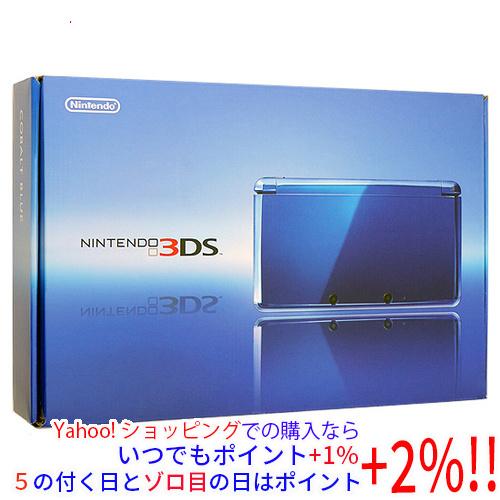 ニンテンドー3DS 【中古】任天堂 コバルトブルー CTR-S-BBAA 外箱