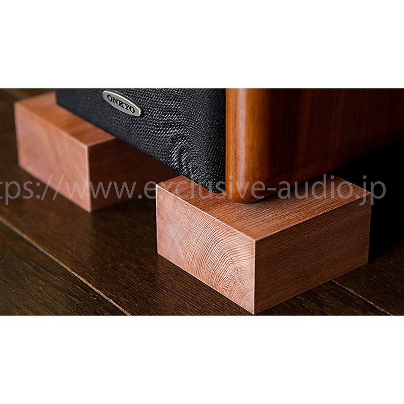 スピーカー スピーカースタンド 大型スピーカー用ウッドブロックベース
