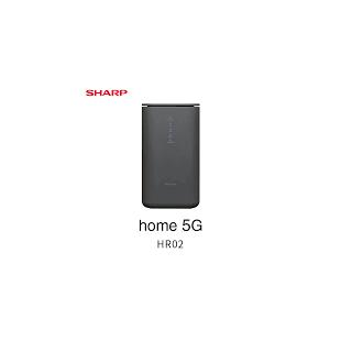 新品未使用 SHARP home 5G HR02 ダークグレー docomo モバイルルーター