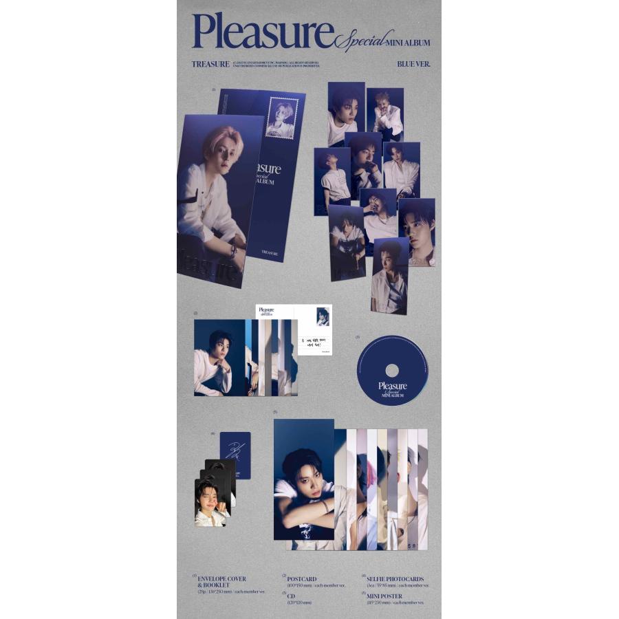 TREASURE - SPECIAL MINI ALBUM PLEASURE BLUE VER 韓国盤 CD 公式