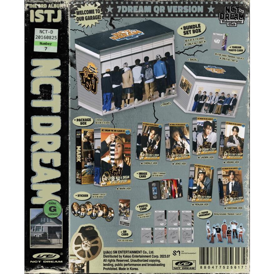 NCT DREAM - VOL.3 ISTJ 7DREAM QR VER 韓国盤 スマートアルバム