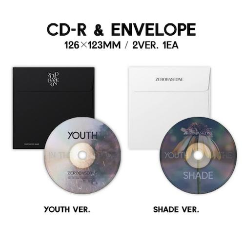 ZEROBASEONE - YOUTH IN THE SHADE 1ST Mini Album CD 韓国盤 公式