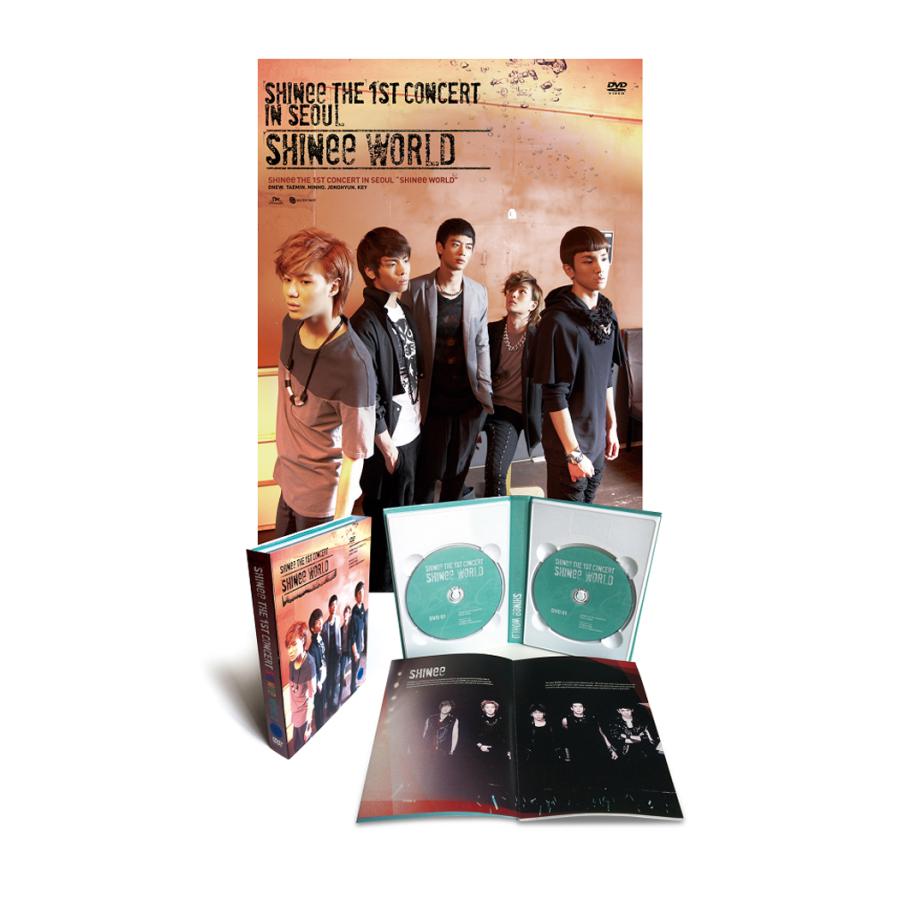SHINee - The 1st Concert World 2DVD + Photobook 韓国盤 公式 DVD