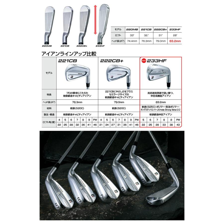 BRIDGESTONE（ブリヂストン） ブリヂストンゴルフ Bシリーズ 233HF