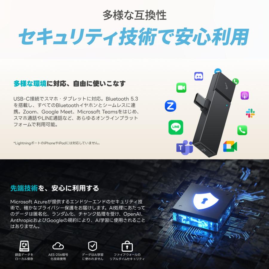 HiDock P1 AI ボイスレコーダー 文字起こし 要約 LLM利用 仕事効率化AI
