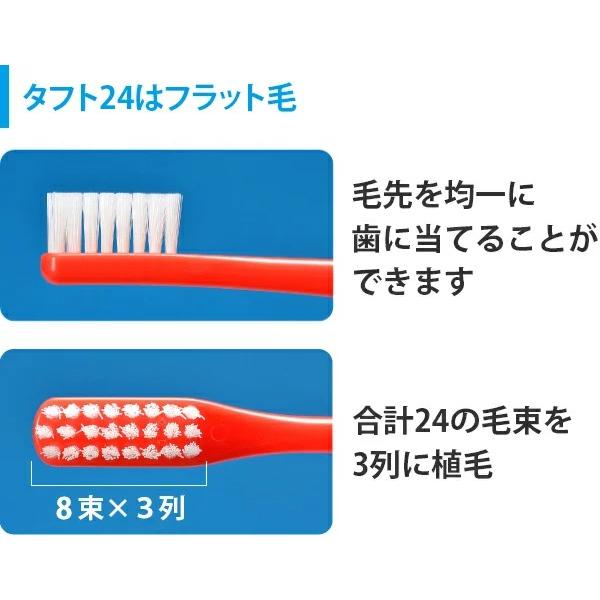 Oral Care（オーラルケア） 歯ブラシ タフト24 硬さが選べる カラー
