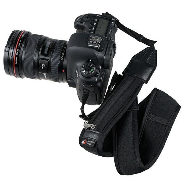 カメラ用ストラップ 一眼レフ ミラーレス ネックストラップ ポケット