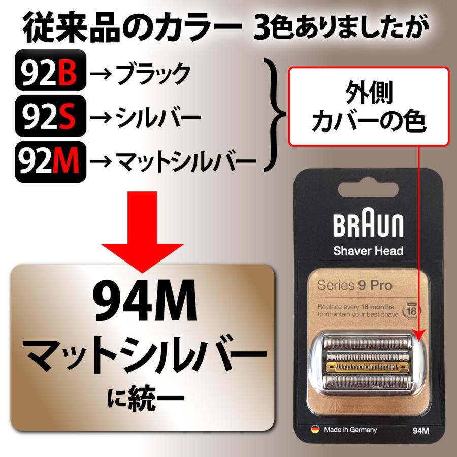 BRAUN Series 9 ブラウン 替刃 94M (F/C94M )2個セット シリーズ9