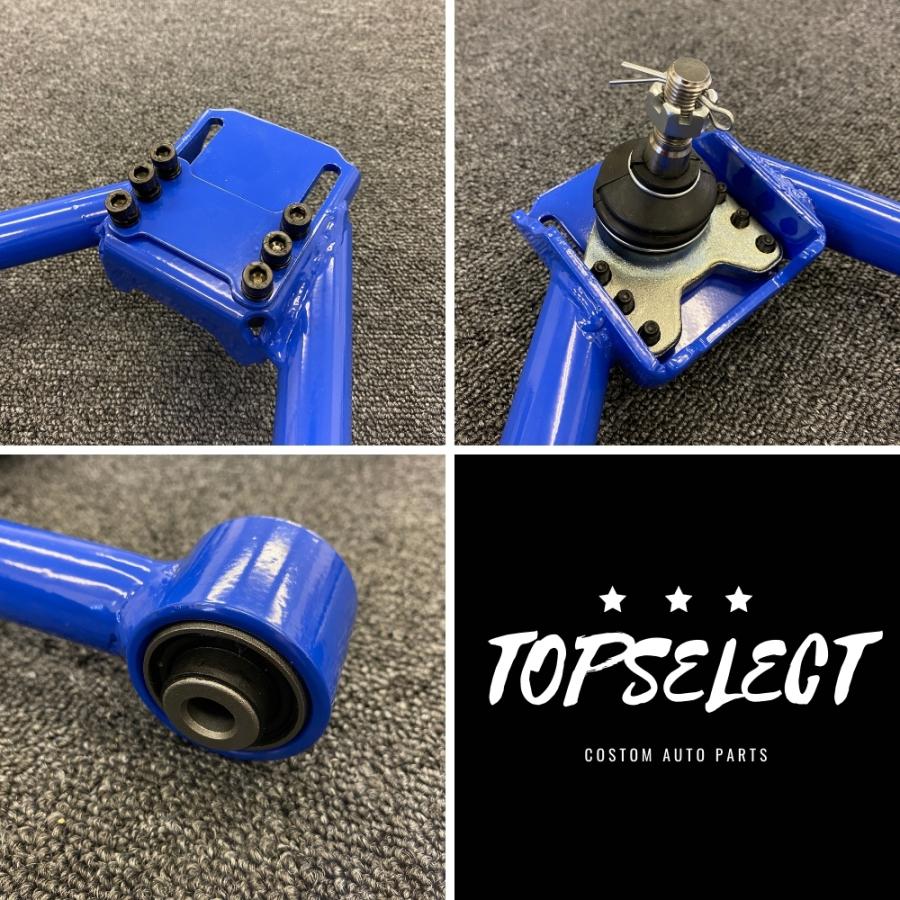 フロント アッパーアーム ブルー ローダウン時のキャンバー調整