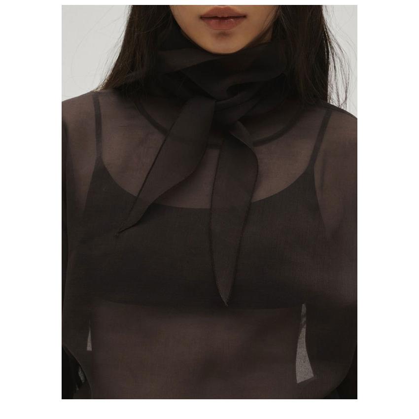 TODAYFUL トゥデイフル 2026springsummer トップス Sheer Tie Blouse 4