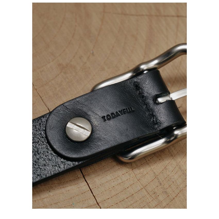 TODAYFUL トゥデイフル Backle Leather Belt バックルレザーベルト