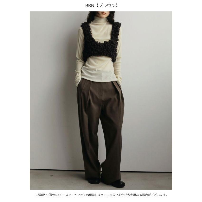 anuke（アンヌーク） 【即納】 anuke 2026Prefall ボトムス Tuck Wide