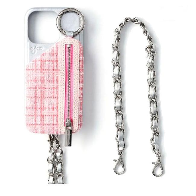 ajew（エジュー） iPhoneProMax対応 ajew tweed cadenas zipphone case
