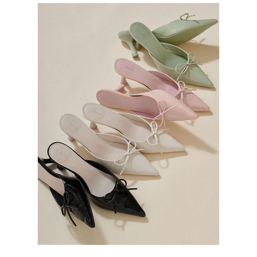 SNIDEL（スナイデル） SALE60%OFF 靴 25春夏 リボンミュール ミュール