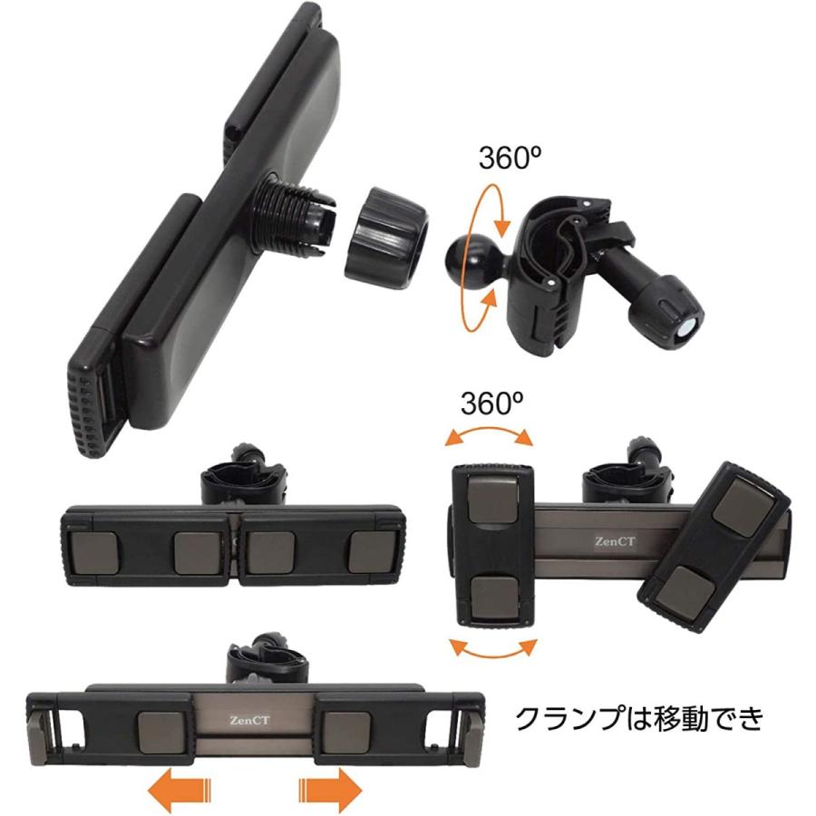 スマホホルダー 車載ホルダー 2台取り付け 角度調整 スマホ