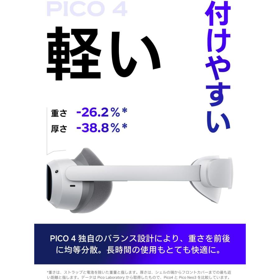 中古】 PICO4 128G VR ヘッドセット 本体 pico 4 VRゴーグル : Dog