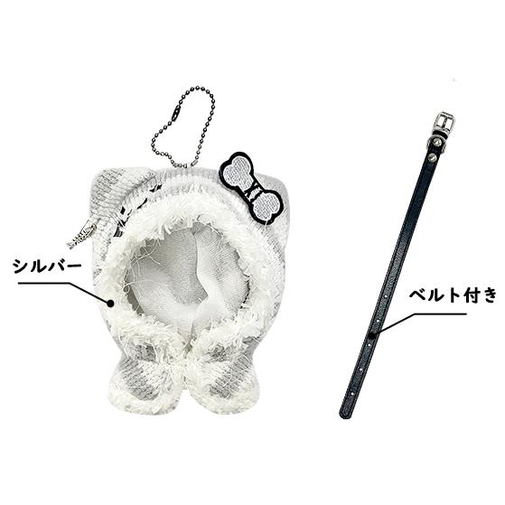 ぬい服 10cm 猫耳 ねこ ネコ ぬいぐるみ服 推し活 パンク 着ぐるみ