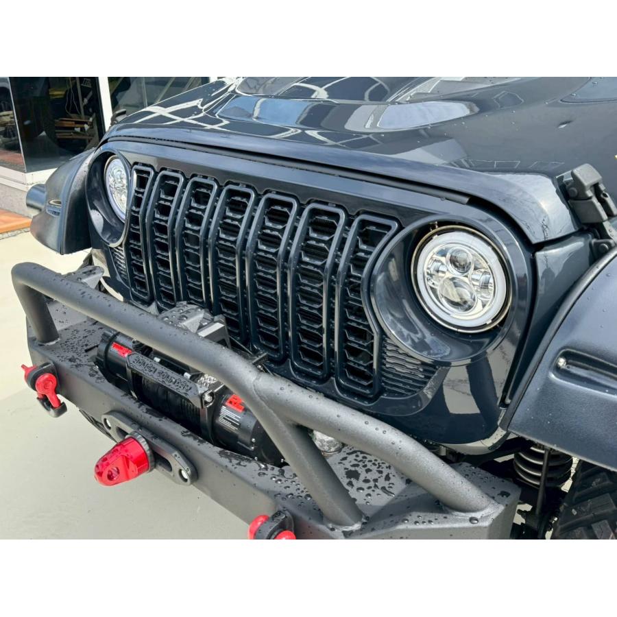 GI☆GEAR 社製] 2024年モデル JLルック フロントグリル Jeep Wrangler